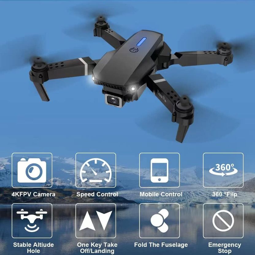 harshiv 4K WiFi Dual Camera Drone - Image 4