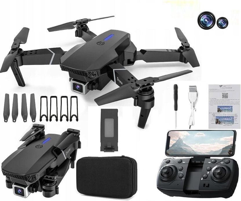 Rostystar 4K WiFi Dual Camera Drone - Image 1