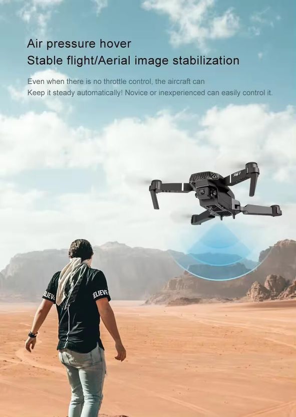 Rostystar 4K WiFi Dual Camera Drone - Image 3