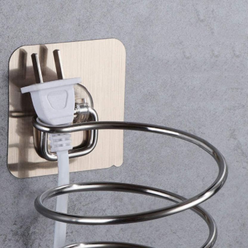 Morbee HairDryerHolder-StainlessSteel-WallMount-Organizer-Shelf - Image 4