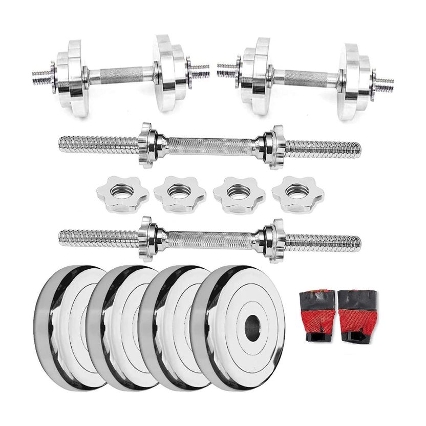 YMD Home Gym Set, Steel Dumbbell Set (5KGX4,2.5KGX4) - Image 3