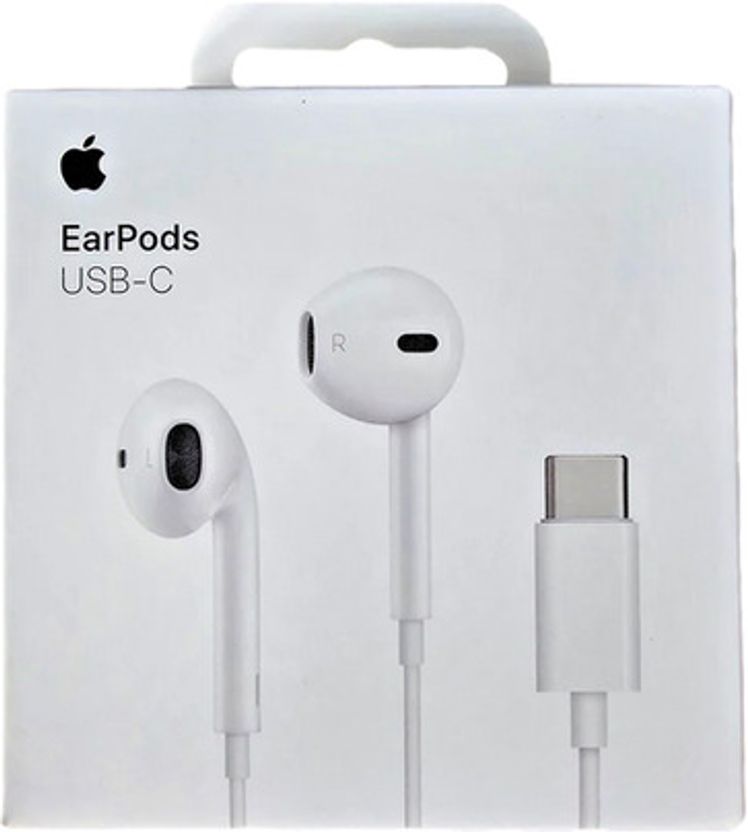 SRECOMB EarPods (USB-C) Wired Headset (White) - Image 1