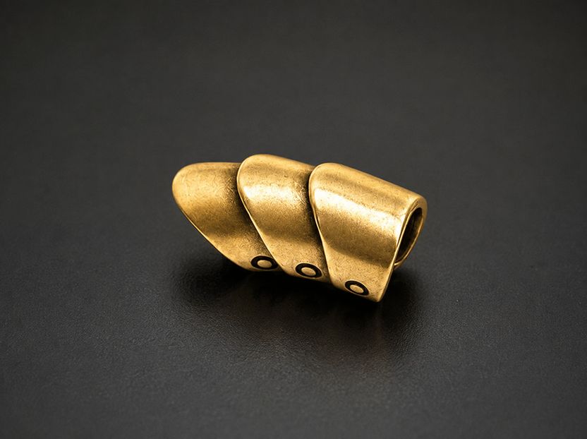 PEony Golden Triple Layer Ear Cuff - Image 1