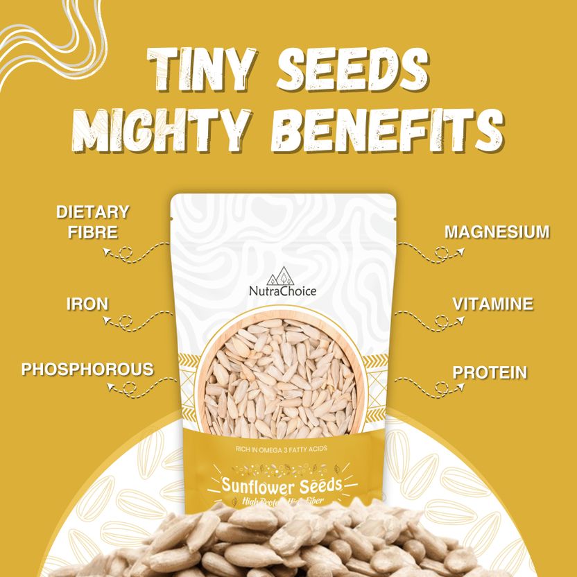 NutraChoice Organic Raw Sunflower Seeds 1L - Image 4