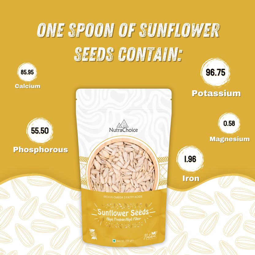 NutraChoice Organic Raw Sunflower Seeds 1L - Image 8