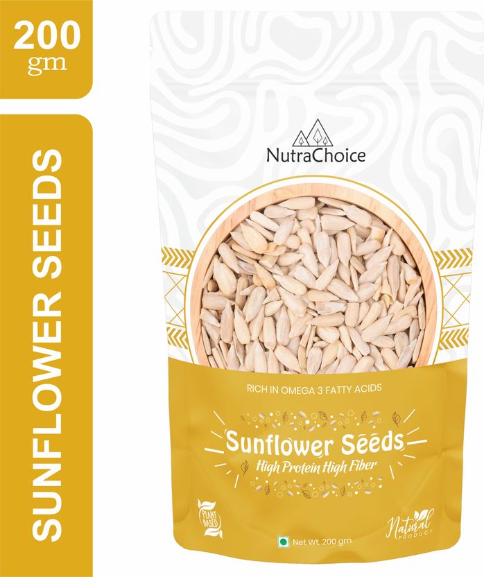 NutraChoice Organic Raw Sunflower Seeds 1L - Image 1