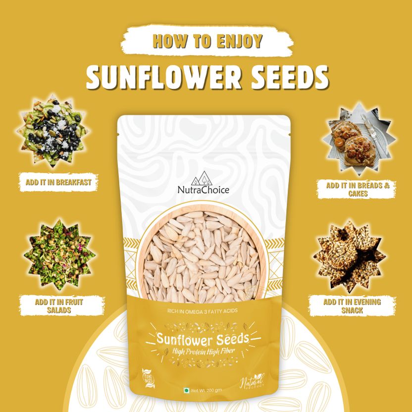 NutraChoice Organic Raw Sunflower Seeds 1L - Image 9