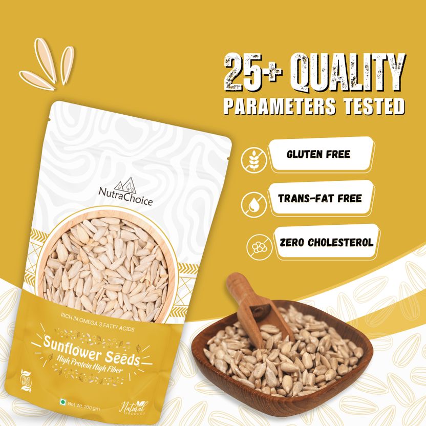 NutraChoice Organic Raw Sunflower Seeds 1L - Image 2