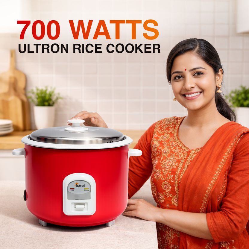 ULTRON Nuocook Aluminium Electric Rice Cooker 1 L - Image 5
