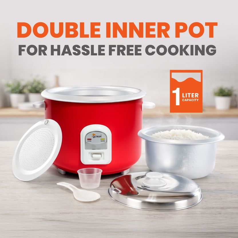 ULTRON Nuocook Aluminium Electric Rice Cooker 1 L - Image 7