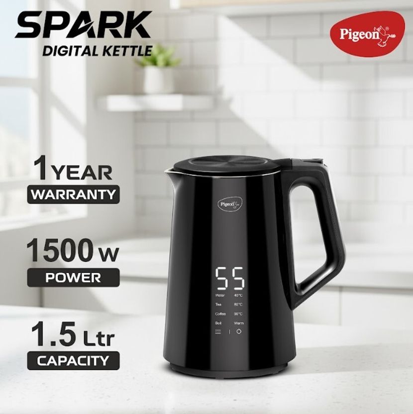 Pigeon 19004654 Multi Cooker Electric Kettle 1.5L Black - Image 3