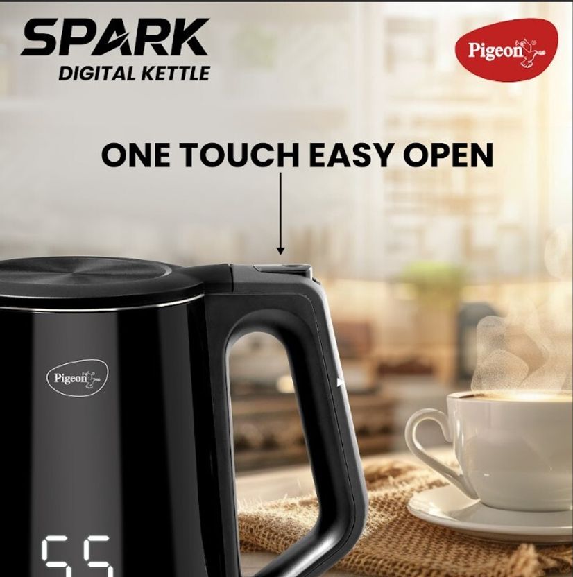 Pigeon 19004654 Multi Cooker Electric Kettle 1.5L Black - Image 5