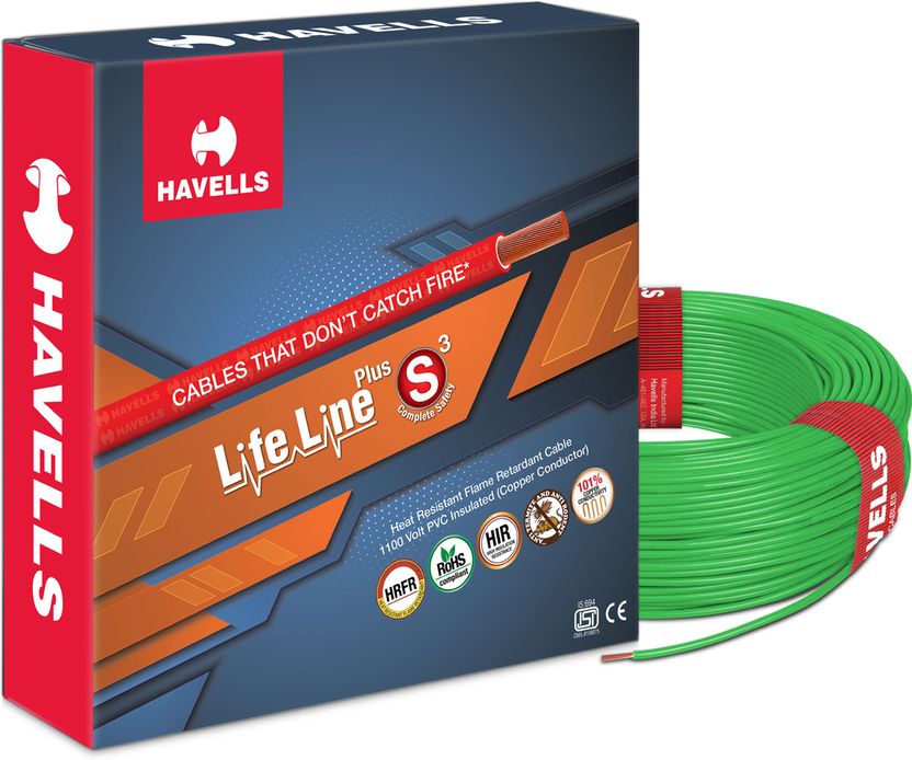 HAVELLS HRFR PVC 1.5 sq/mm Black 90m Wire - Image 6