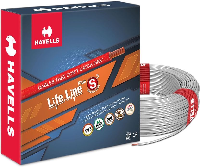 HAVELLS HRFR PVC 1.5 sq/mm Black 90m Wire - Image 7