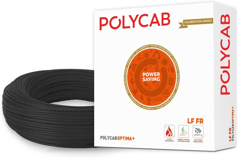 Polycab Optima Plus 1 sq/mm Yellow 90 m Wire - Image 6