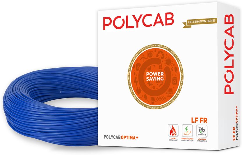 Polycab Optima Plus 1 sq/mm Yellow 90 m Wire - Image 7