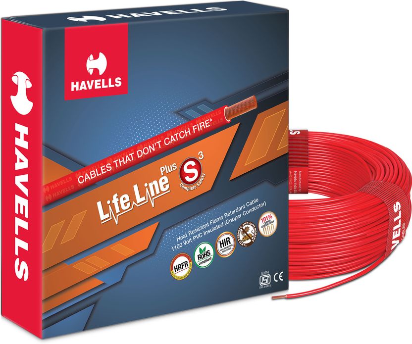 HAVELLS HRFR PVC 1.5 sq/mm Black 90m Wire - Image 8
