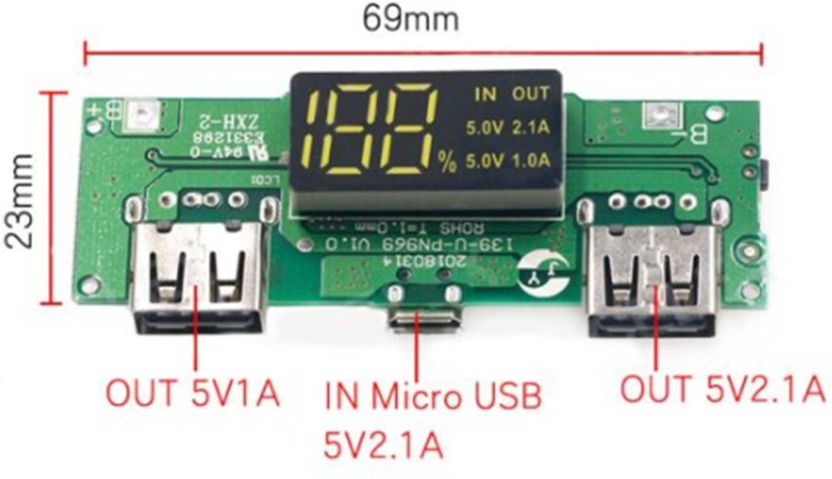 PowerLyt DIY Power Bank Module with LED Display - Image 3