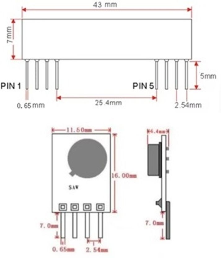 SG Flash PREMIUM RF 433/434 MHz W1 Transmitter - Image 4