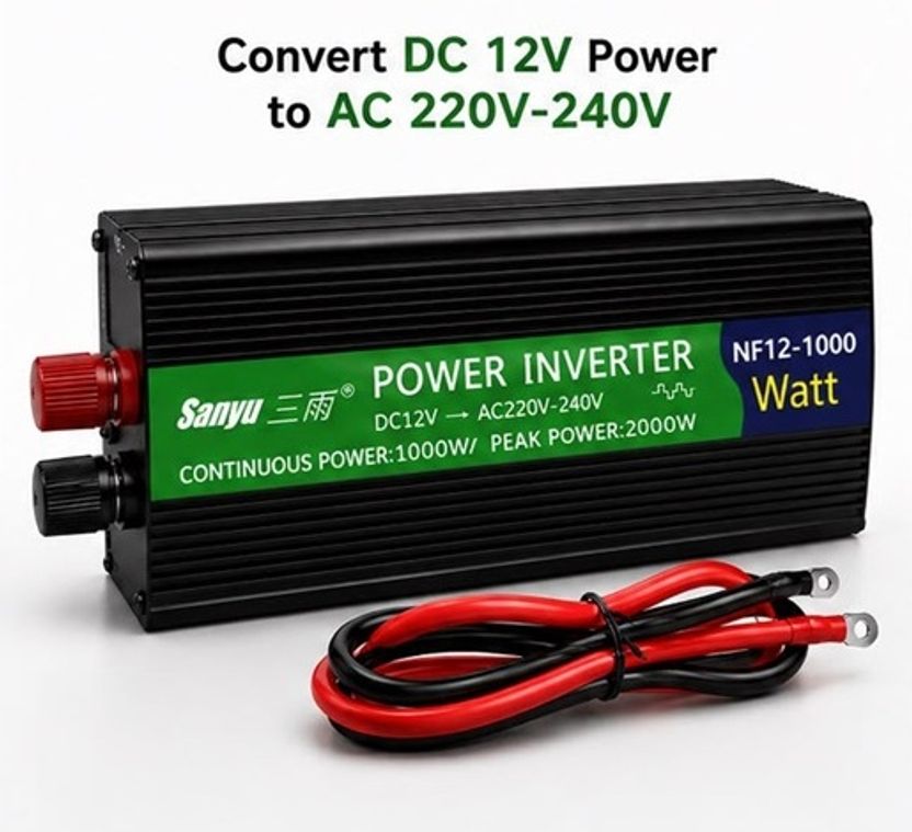 EASTRA 1000W Power Inverter, DC 12V to AC 220-240V - Image 1