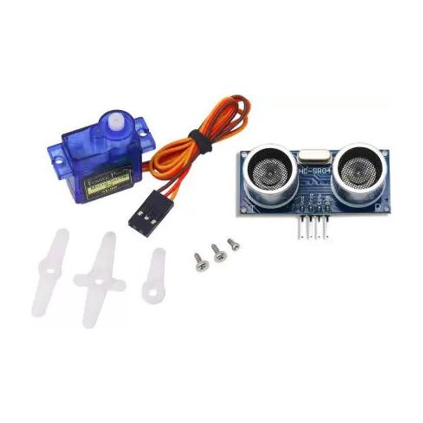 BE Components SG90 Digital Servo Motor with HC SR04 - Image 3