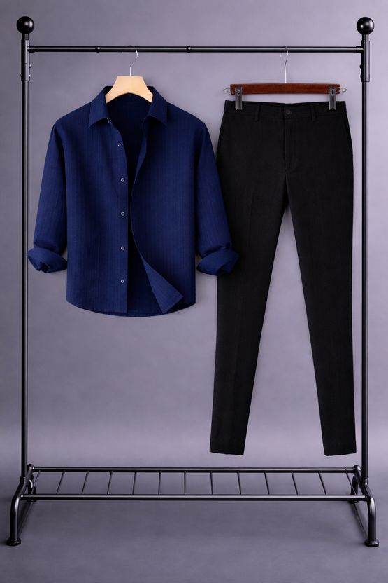 TYRELL Men Cotton Blend Shirt Pant Set - Image 8