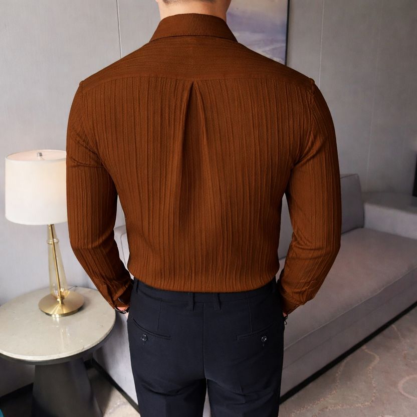 TYRELL Men Cotton Blend Shirt Pant Set - Image 4