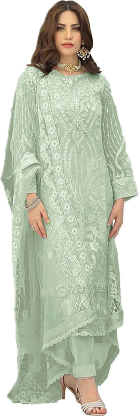IYALAFAB Semi Stitched Georgette Salwar Suit - Image 6