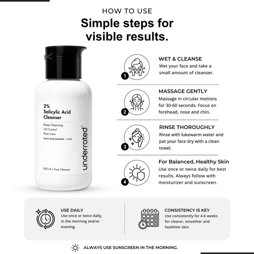 Underrated 2% Salicylic Acid Cleanser - Image 5