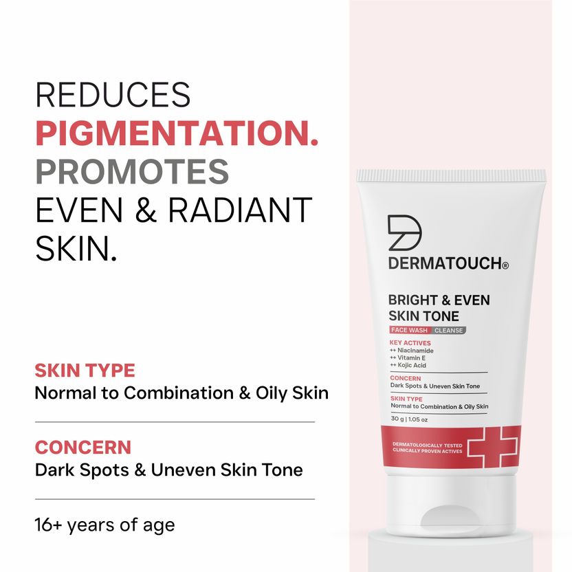 Dermatouch Bright & Even Tone Face Wash, Pack of 3 - Image 5