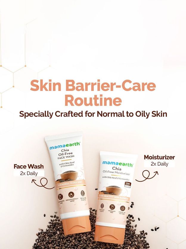 Mamaearth Chia Oil-Free Facewash with Chia Seed & Ceramides for N...more - Image 4