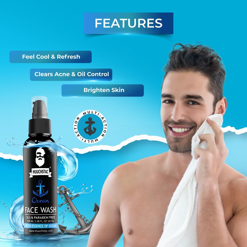 MUUCHSTAC Ocean for Men Face Wash - Image 2