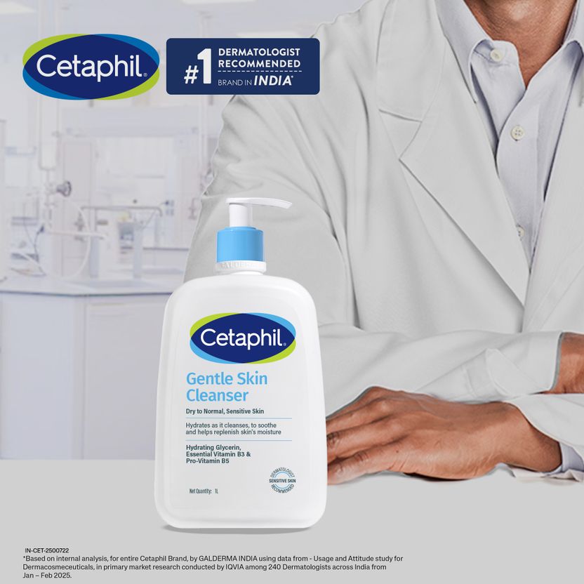 Cetaphil Gentle Skin Cleanser Face Wash 1 L - Image 9