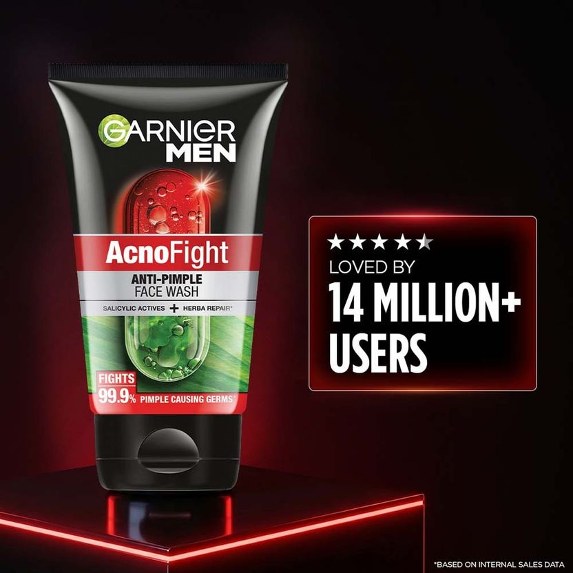 Garnier Men Acno Fight Salicylic Acid Face Wash - Image 5