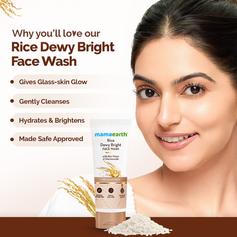 Mamaearth Rice Dewy Bright Moisturizer 50ml - Image 8