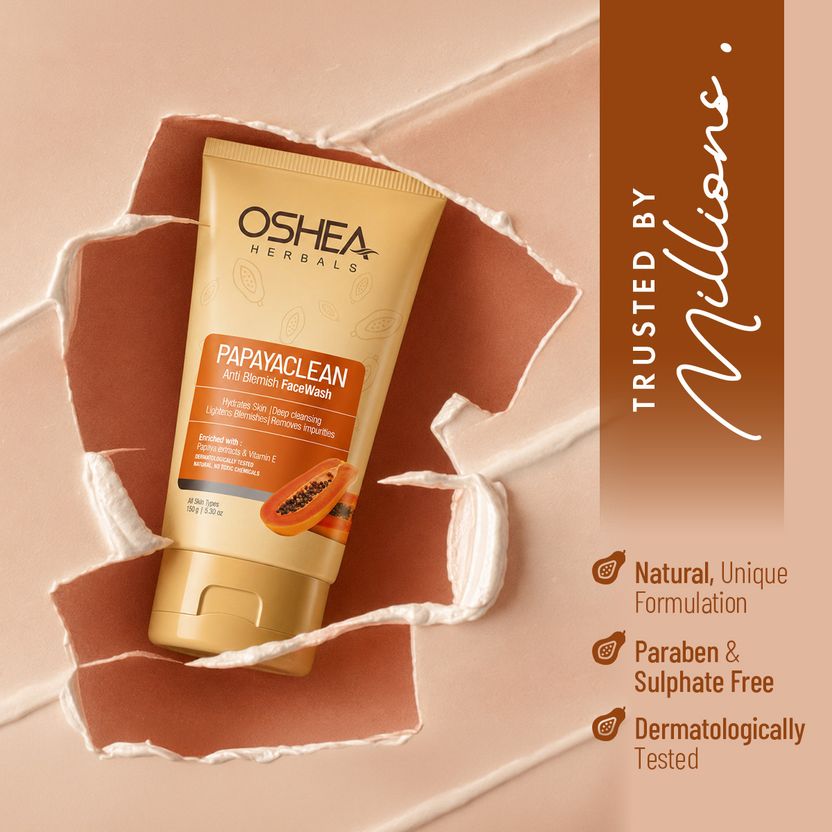 Oshea Herbals Papayaclean Facewash 150ml - Image 9