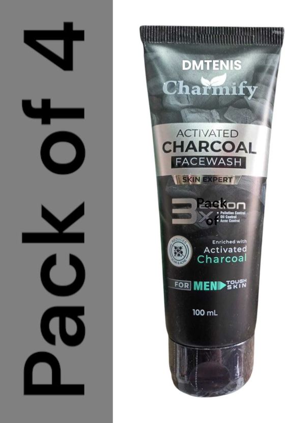 DMtanis Activated Charcoal 3 Action Man Face Wash Gel - Image 3