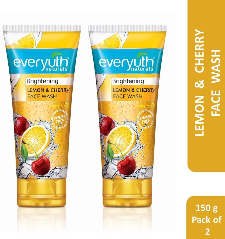 Everyuth Naturals Brightening Lemon & Cherry Deep Cleansing Oil - Image 3