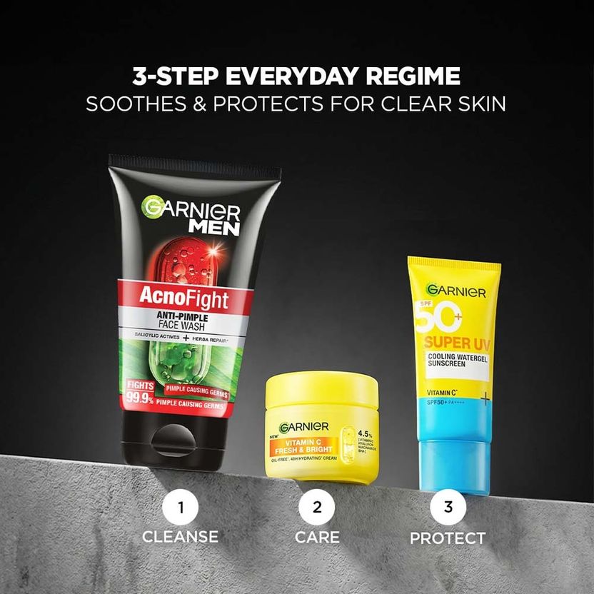 Garnier Men Acno Fight Salicylic Acid Face Wash - Image 7