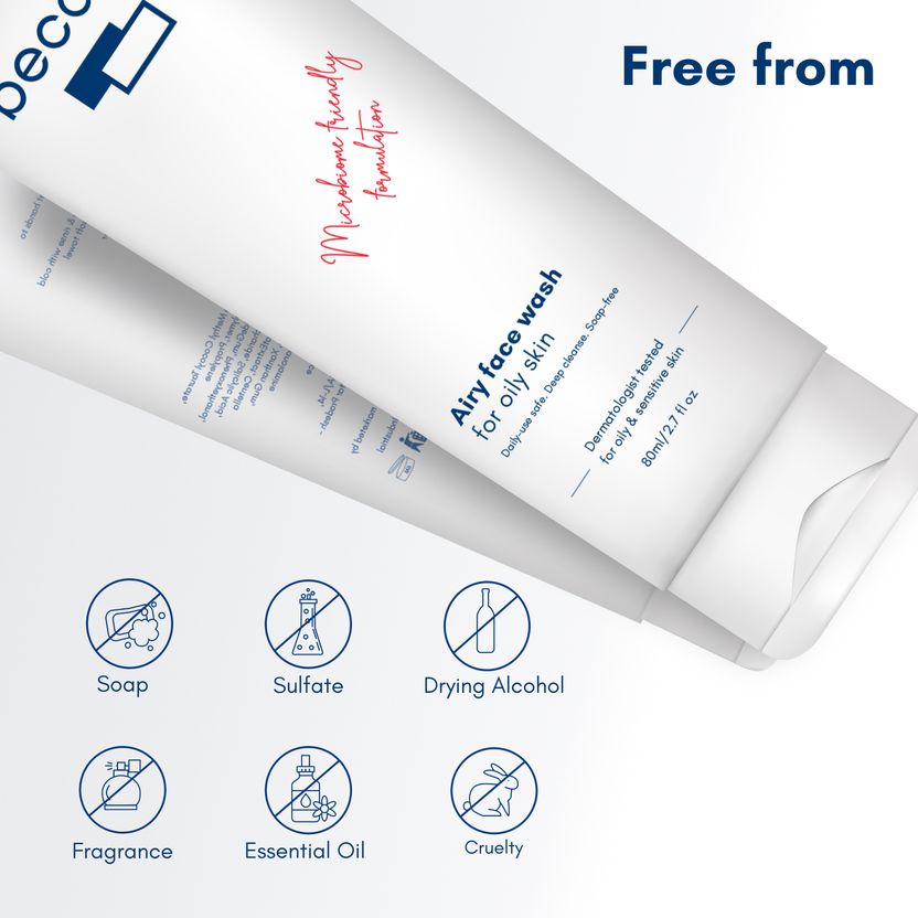 Becalm Airy Face Wash for Oily Skin 80 ml - Image 8