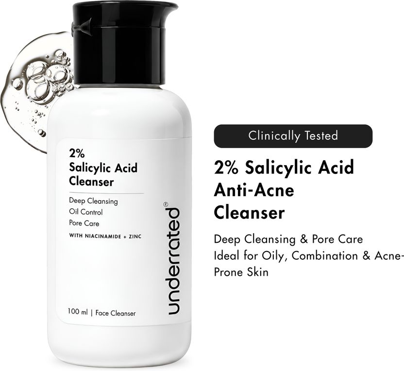 Underrated 2% Salicylic Acid Cleanser - Image 1