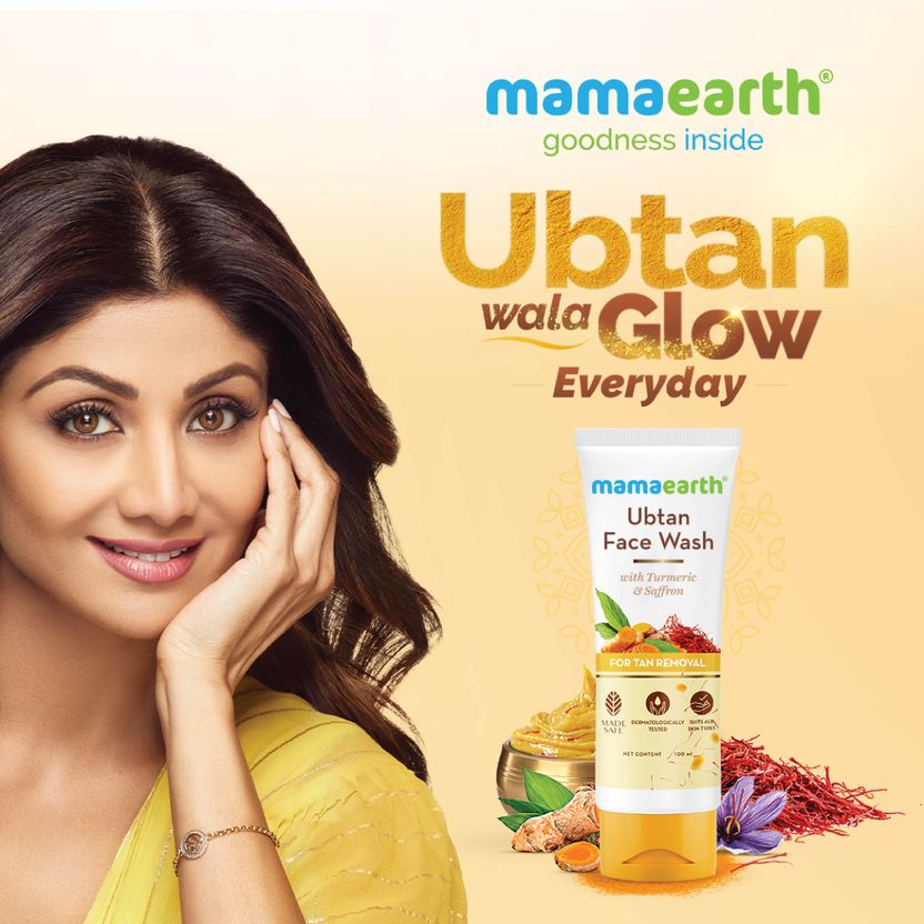 Mamaearth Ubtan Natural Face Wash with Turmeric & Saffron - Image 2