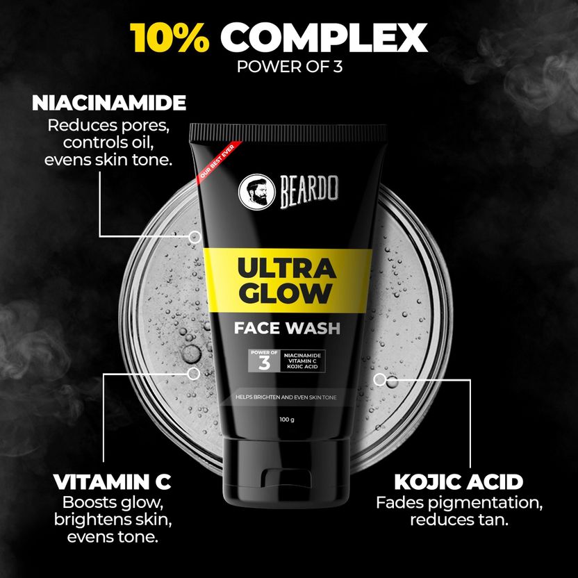 BEARDO Ultraglow Facewash For Men 200 g - Image 3