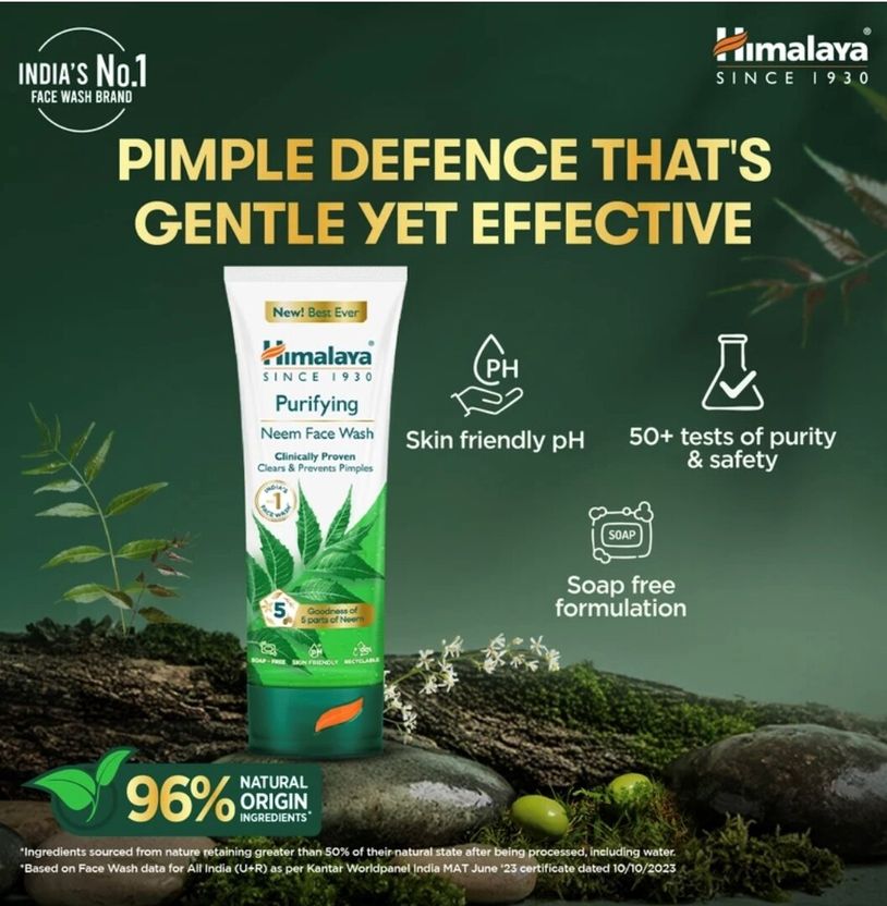 Himalaya Purifying Neem Face Wash 100 ml - Image 7