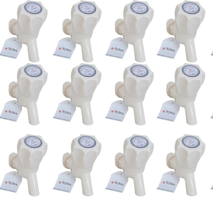 STYLERA Set of 12 Plastic Tap for Bathroom Faucets Pack of 12 - Image 1