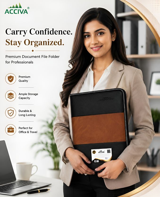 ACCIVA Faux Leatherette 2-Pack Document Files Pack of 2 - Image 4