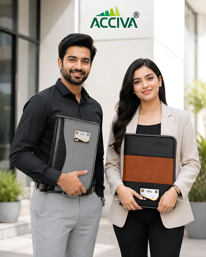 ACCIVA Faux Leatherette 2-Pack Document Files Pack of 2 - Image 5