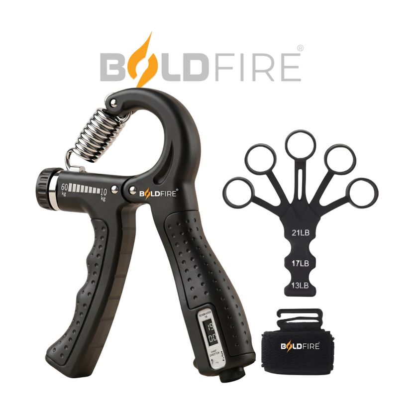 BoldFire Adjustable Hand Grip Strengthener - Image 1