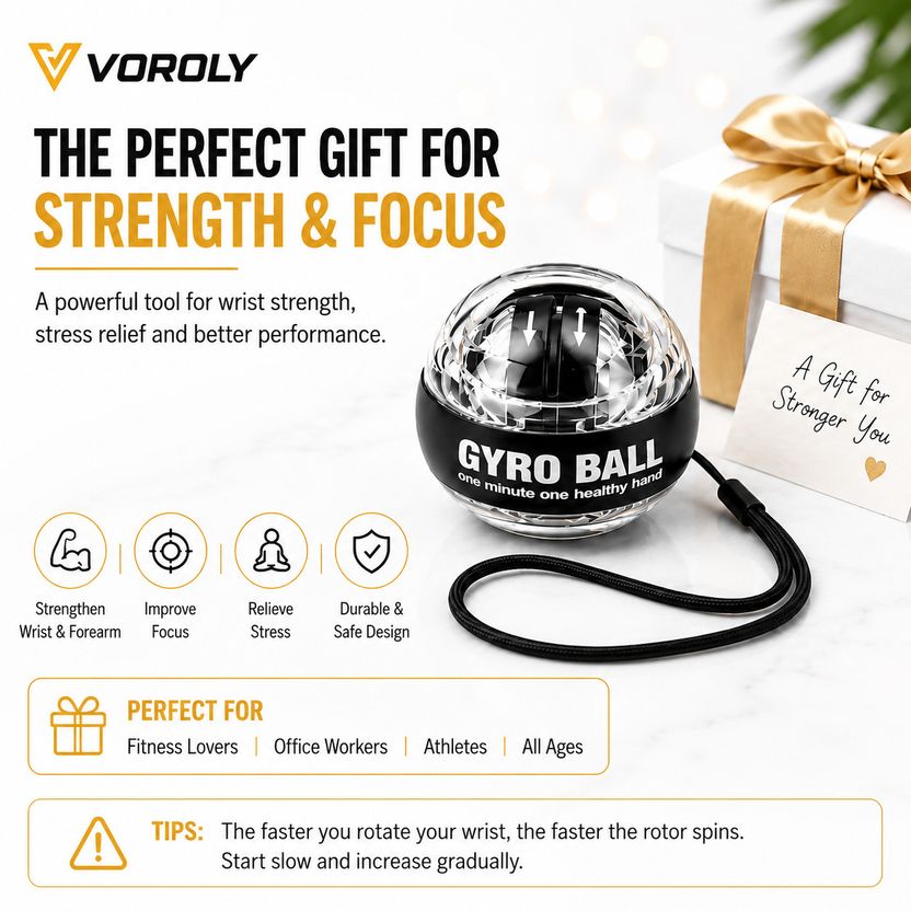 Voroly Gyro Ball Wrist Exerciser - Image 2