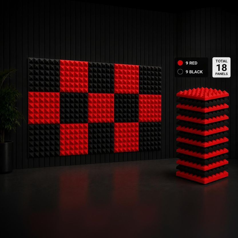 URBAN X Foam Pyramid Wall - Image 1